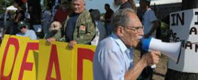 Military families join Teaneck Peace Vigil